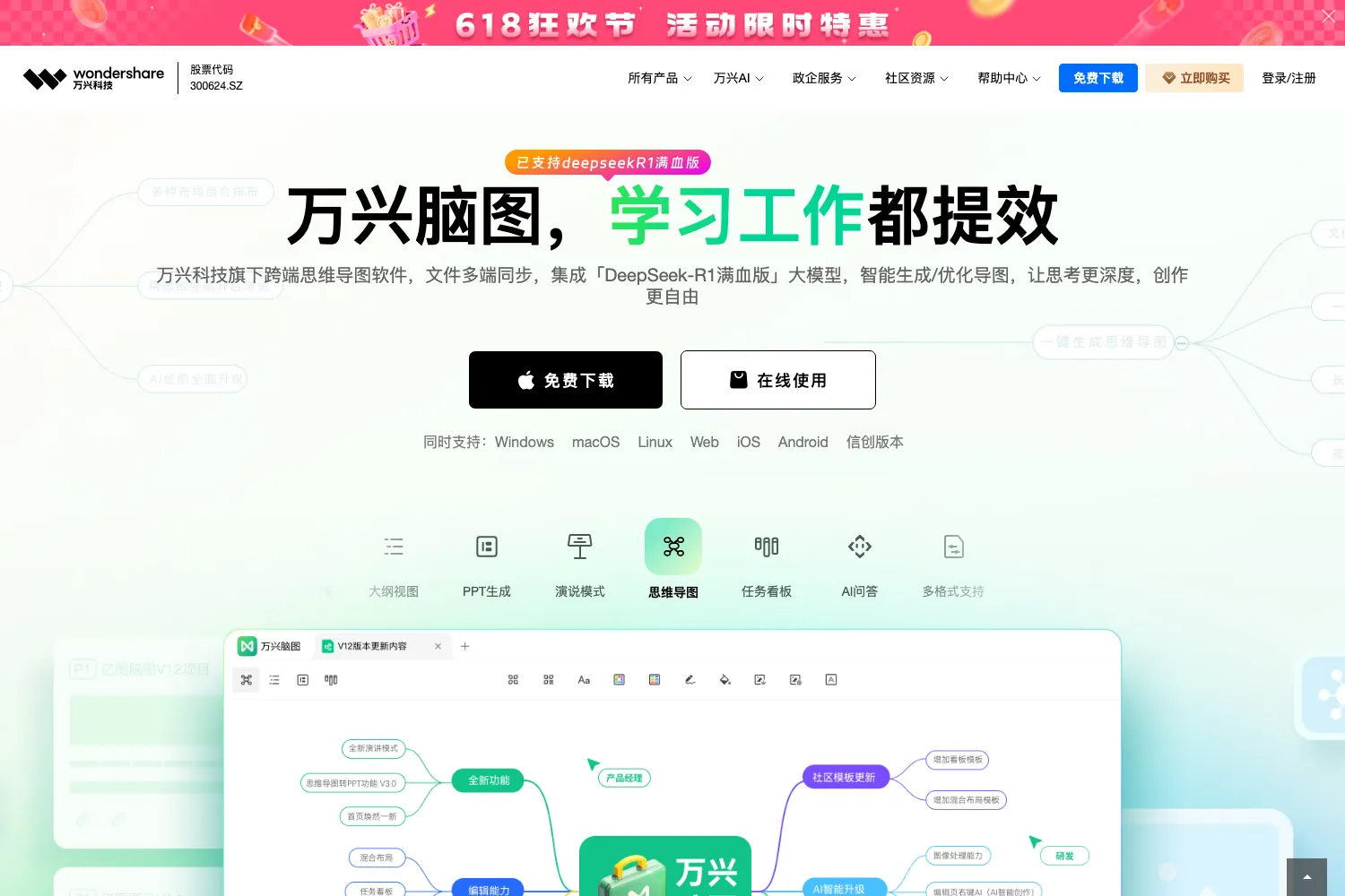 万兴脑图