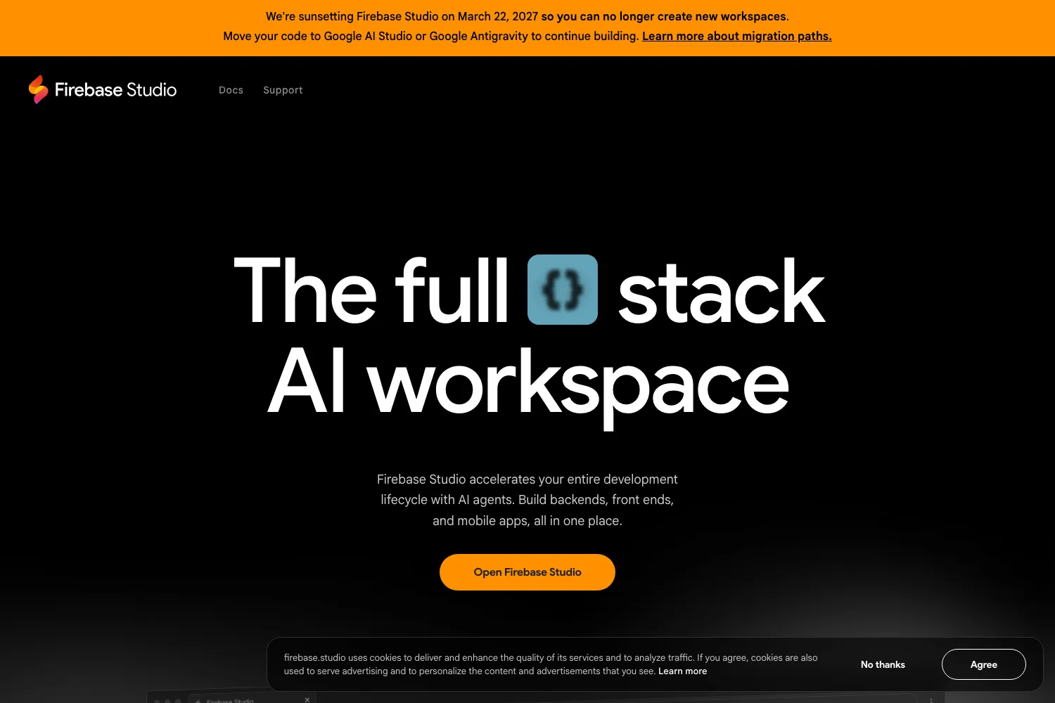 Firebase Studio