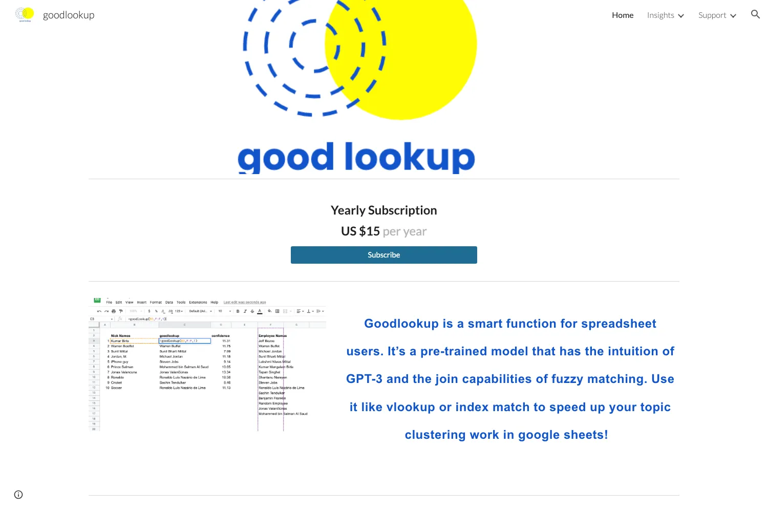 Goodlookup