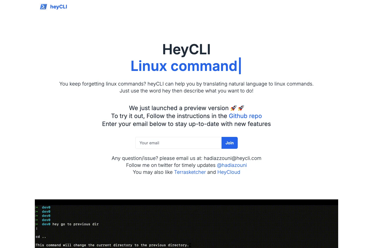 HeyCLI