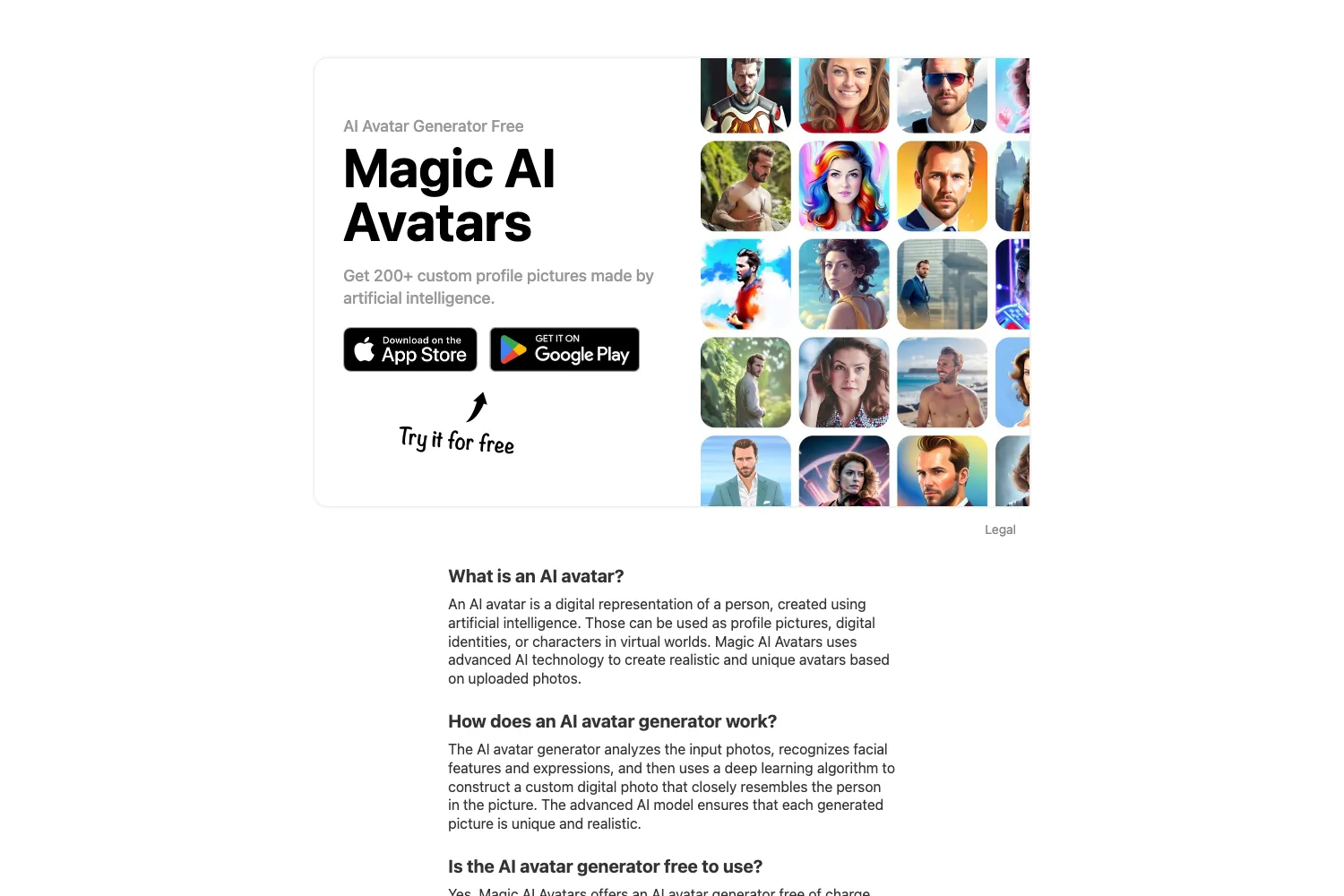 Magic Avatars