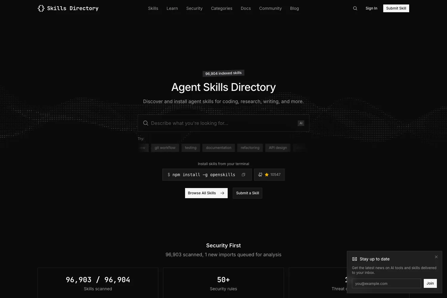 Skills Directory